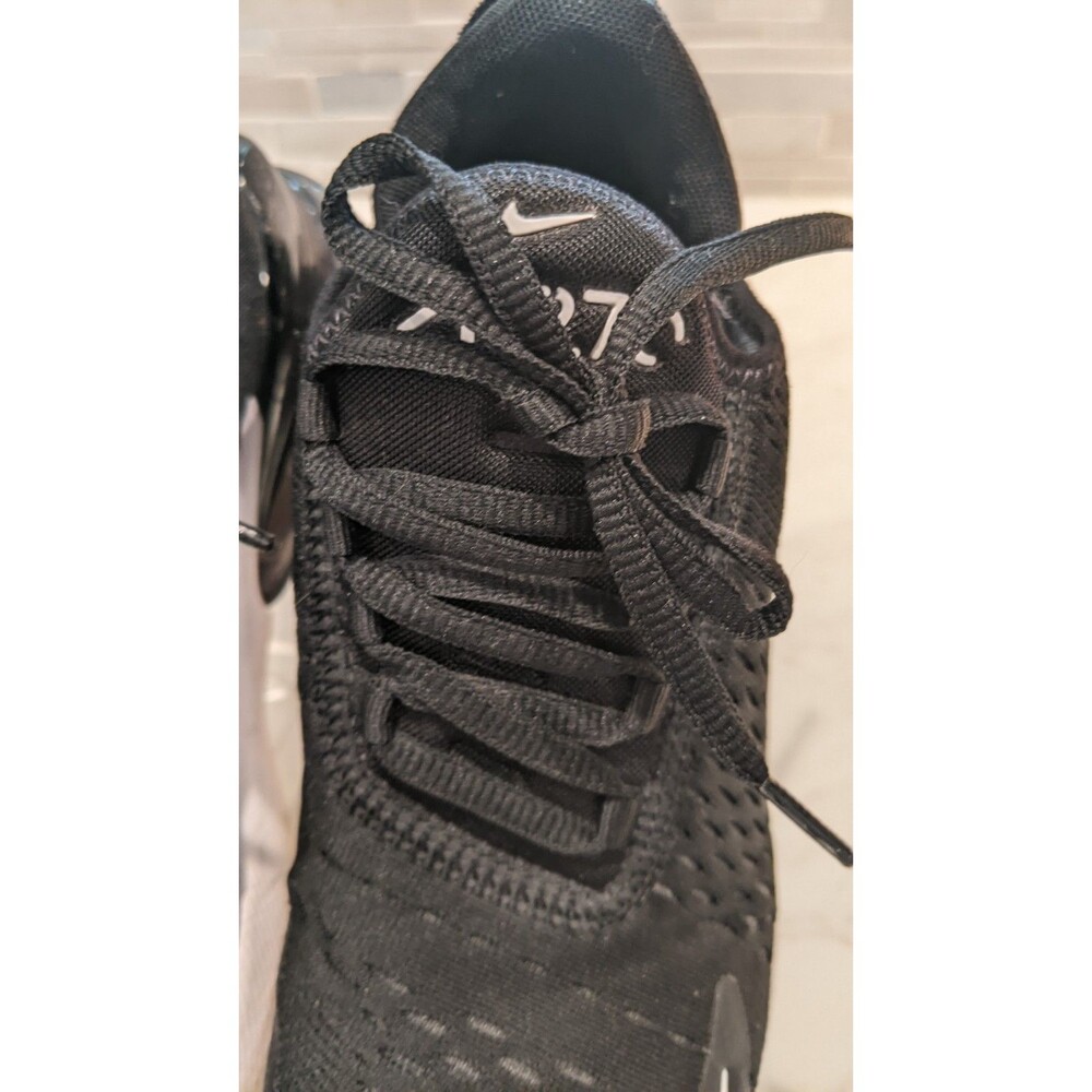 Wmn's NIKE Air Max 270 Black/White Breathable Mesh Lightweight Running Shoe 7.5 - Picture 4 of 14